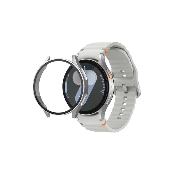 Samsung Case With Screenguard - Samsung Galaxy Watch7 40mm - Silver (SAM-GP-FPL315R)