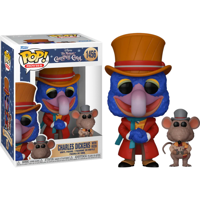 Funko Pop! Movies: Disney The Muppet Christmas Carol - Charles Dickens With Rizzo