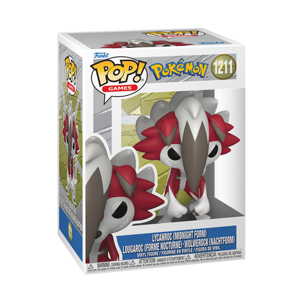 Funko Pop! Games: Pokémon - Lycanroc (Midnight Form) (FN-POP-00092411)
