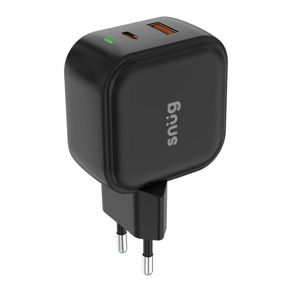 Snug USB/Type-C Wall Charger 45W - Black (SNP-TR-45BUC-B)