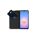 Samsung Mobeen Flip Case With Card Slot  - Samsung Galaxy A18 - Black (SAM-GP-FWA185AE)