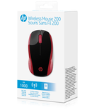 HP Wireless Mouse 200 (Empress Red)