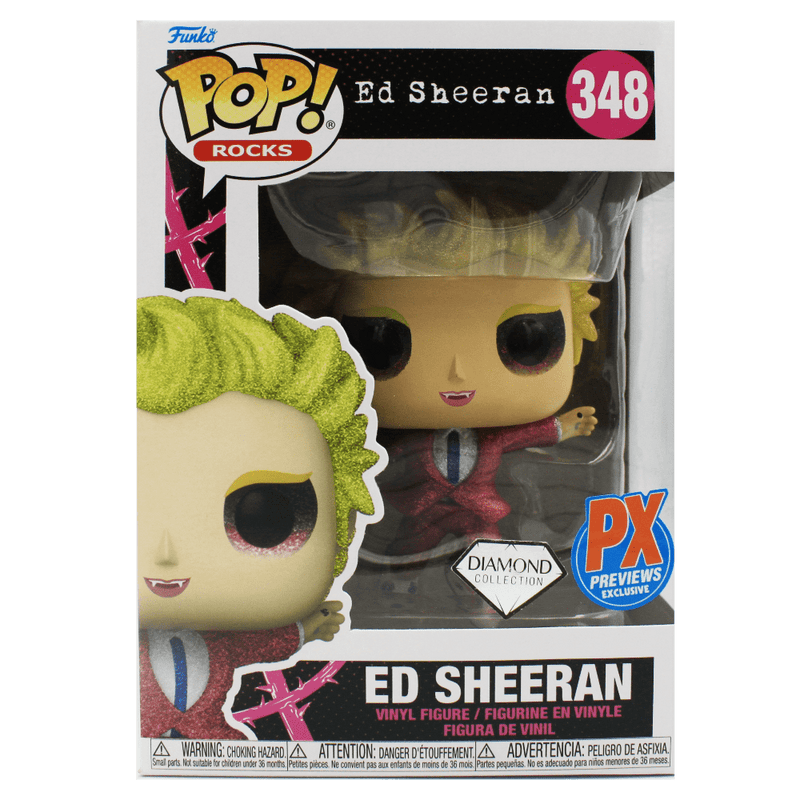 Funko Pop! Rocks: Ed Sheeran - Ed Sheeran (Diamond Collection) (PX Previews Exclusive)