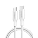 UGREEN Type-C To Type-C Braided Cable 100W 1 Metre - White (UG-L501-35218)