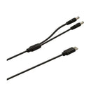 INTOUCH USB-C to Double Y DC Power Cable - Black (IT-CSC4518)