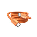 UGREEN Type-C To Type-C Braided Cable 100W 1 Metre - Orange (UG-L502-95493)