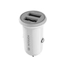 INTOUCH Dual USB Car Charger 17W - White (IT-CLD3012-WH)