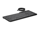 HP 400 Backlit Wired Keyboard English Black