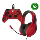 Turtle Beach Rematch Advanced Wired Controller & Airlite Fit Wired Headset Xbox Bundle - Spirit Red