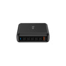Snug Elite 6 Port Desk Charger With Cable 200W - Black (SNPW-PD-007-B)