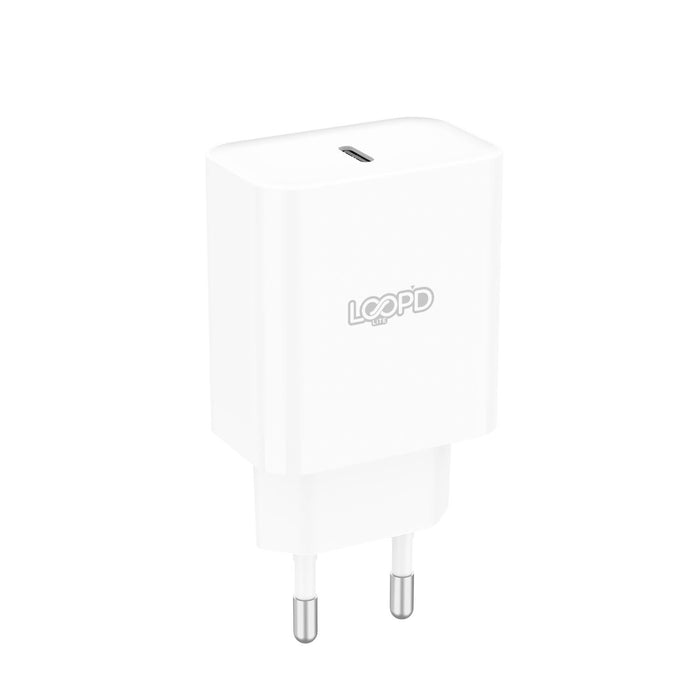 LOOPD Lite 1 Port PD Wall Charger 25W - White (DIS-PD-LL1PWL25)