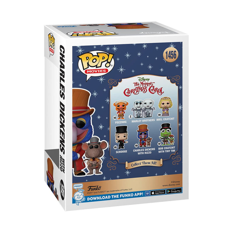 Funko Pop! Movies: Disney The Muppet Christmas Carol - Charles Dickens With Rizzo