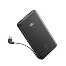 Anker Zolo Power Bank 10000mAh 22.5W With Built-In USB-C Cable - Black (A110DH11)