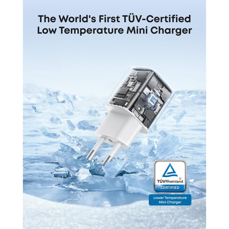 Anker Zolo 30W Compact USB C GaN Charger - White (A2698L21)