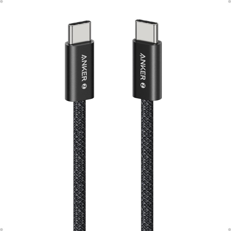 Anker USB C-USB C 1 Metre Fast Charging 240W Braided Cable - White (A8060H21)
