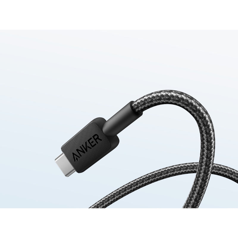 Anker 322 PowerLine USB A to USB C 0.9M Cable - Black (A81H5H11)