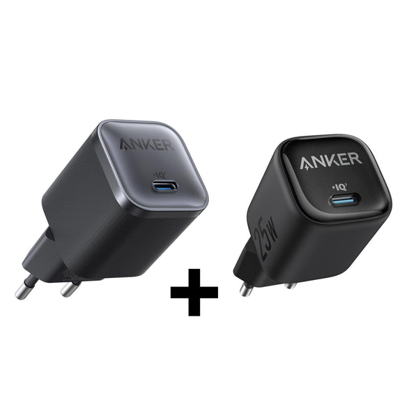 Anker Nano 45W PD Wall Charger + Free 25W PD Wall Charger (ANK-BUN-PDNCHR)