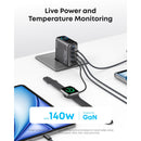 Anker 140W 4 Port Charger With Cable - Grey (B2697GZ1)