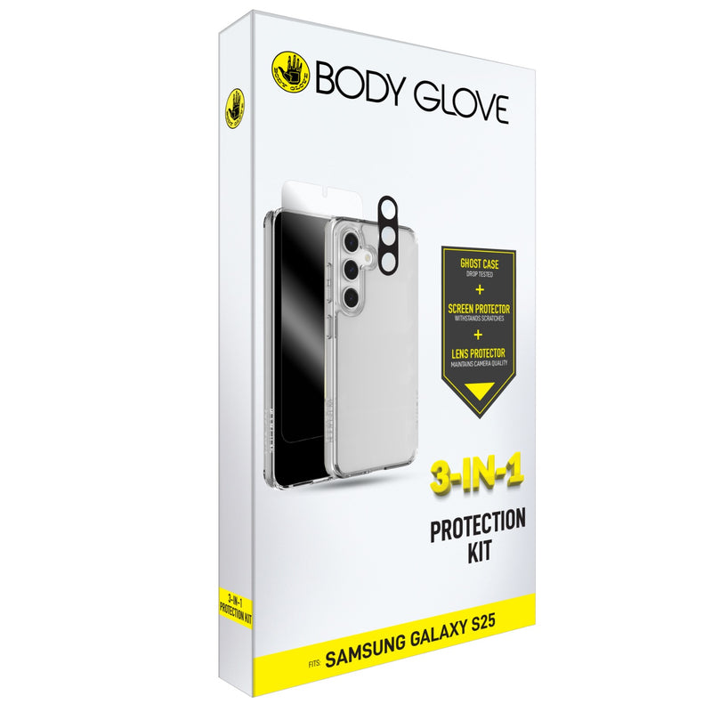 Body Glove 3-In-1 Protection Bundle - Samsung Galaxy S25 (BG-BUN1-GXS25)