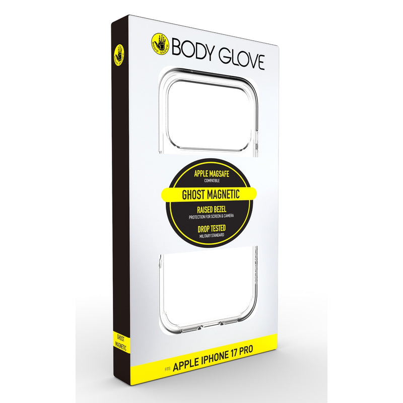 Body Glove Ghost Magnetic Case - Apple iPhone 17 Pro - Clear (BGGHO-MIP17PR)