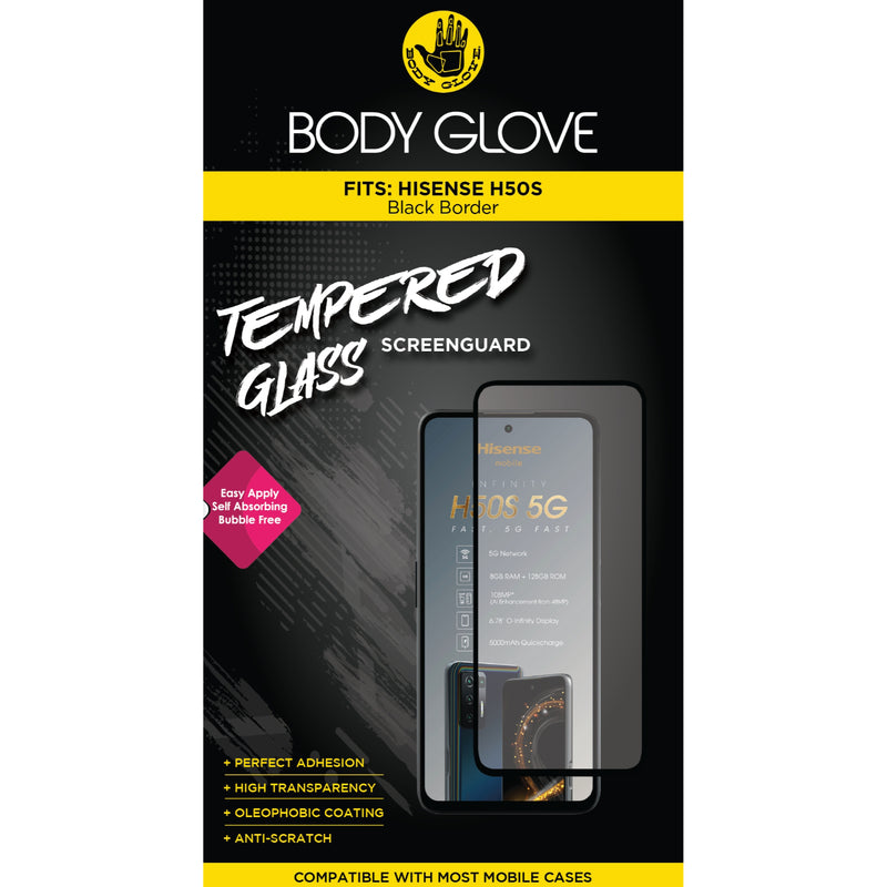Body Glove Tempered Glass Screen Protector - Hisense H50S