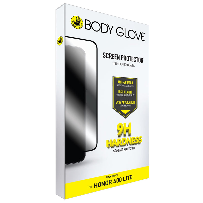 Body Glove Tempered Glass Screen Protector - HONOR 400 Lite - Black Border (BGSGFGTG-HN400L)