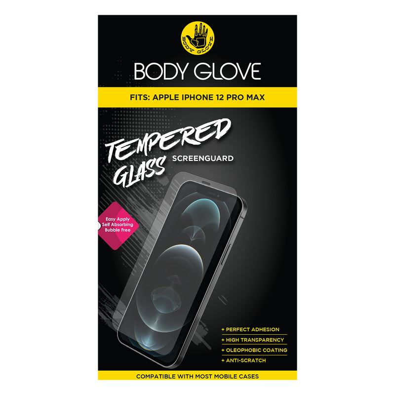 Body Glove Tempered Glass Screen Protector - Apple iPhone 12 Pro Max