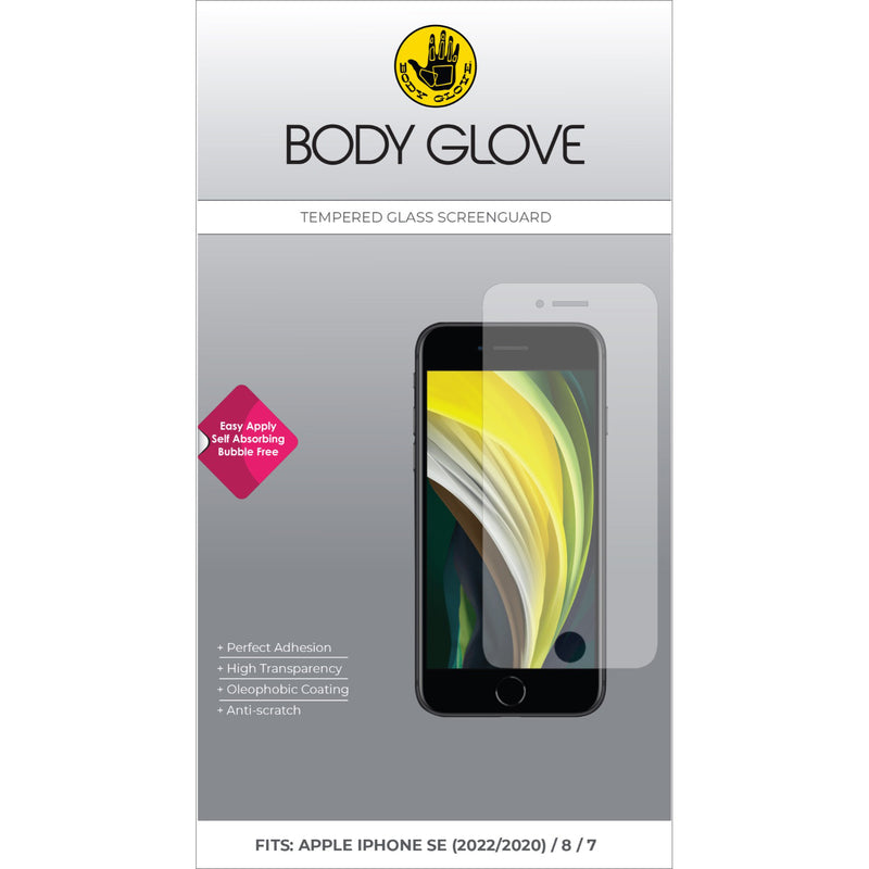 Body Glove Tempered Glass Screen Protector - Apple iPhone SE (2022) / iPhone SE (2020) / iPhone 8 / iPhone 7 / iPhone 6