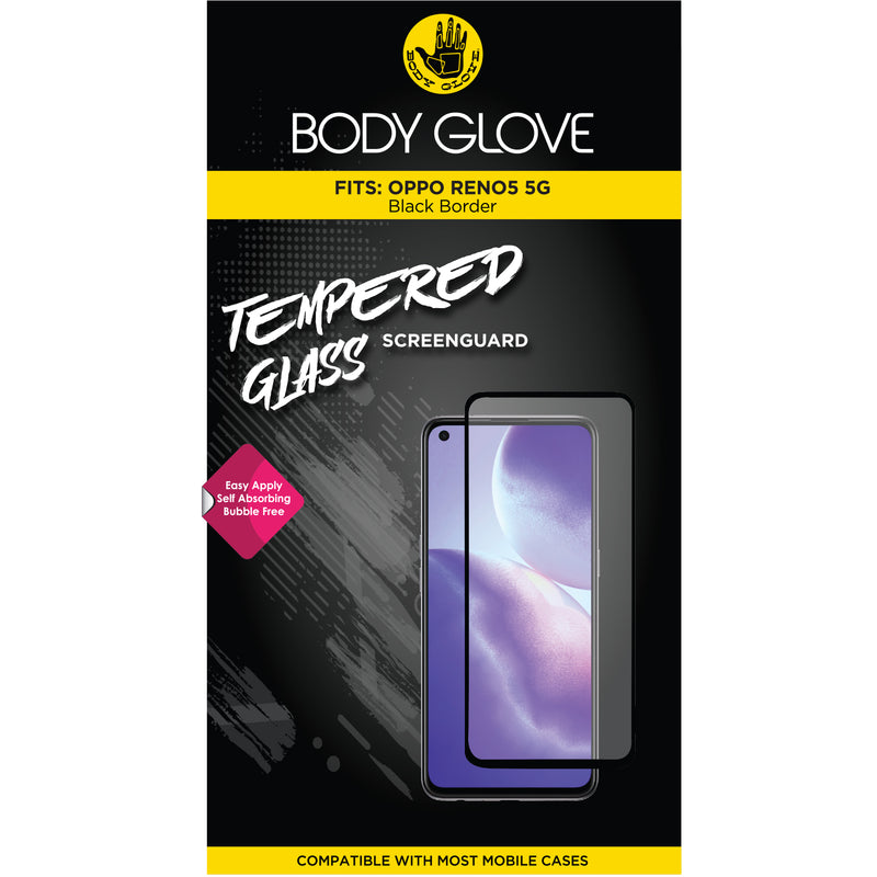 Body Glove Tempered Glass Screen Protector - Oppo Reno5 5G