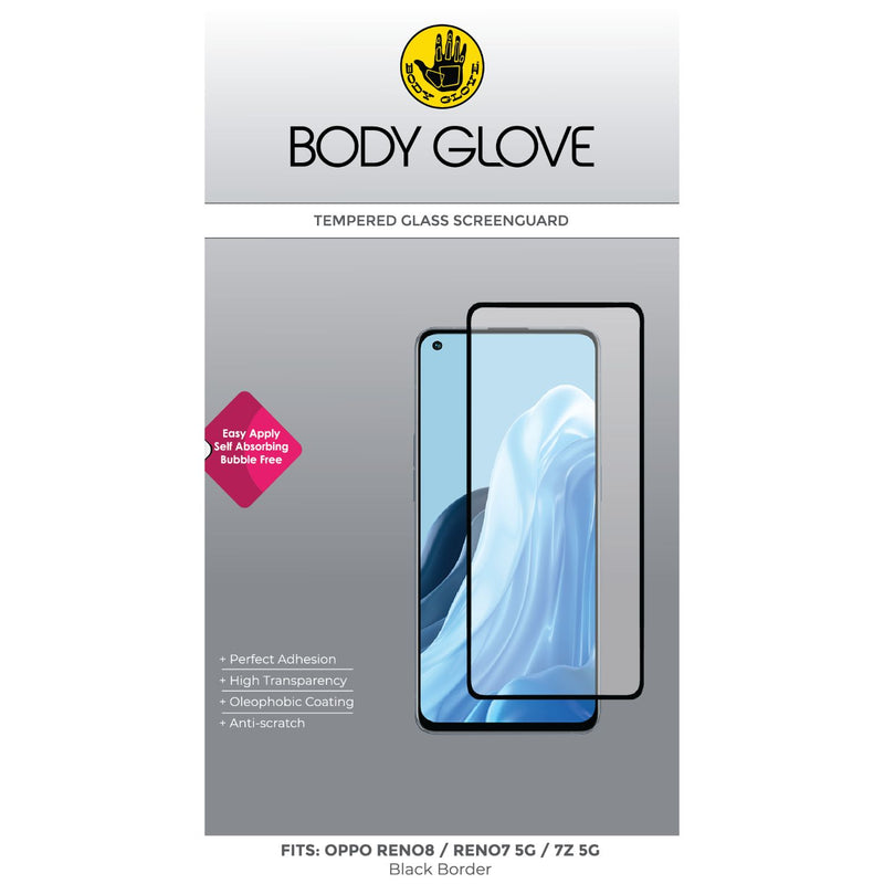 Body Glove Tempered Glass Screen Protector - Oppo Reno7 5G / Reno 7z 5G