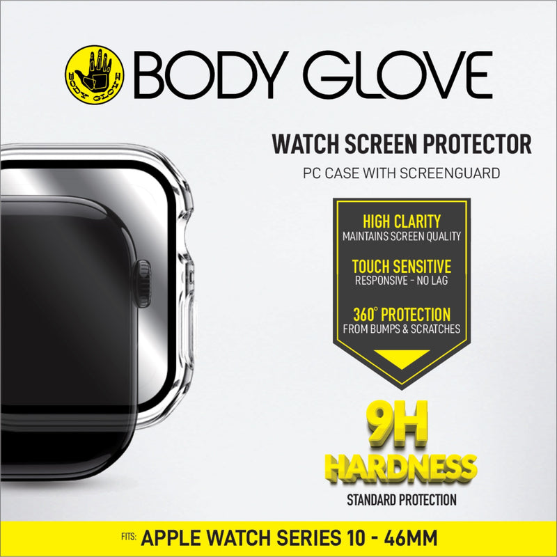 Body Glove PC Case With Screenguard - Apple Watch 10 46mm (BGSGPC-AWS10-46)