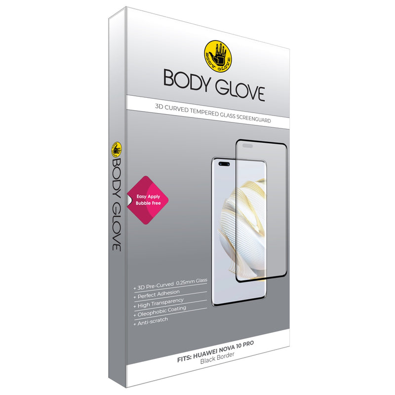 Body Glove 3D Tempered Glass Screen Protector - Huawei nova 10 Pro