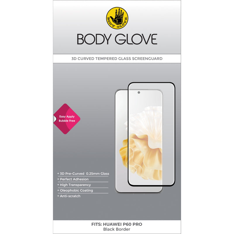 Body Glove 3D Tempered Glass Screen Protector - Hauwei P60 Pro