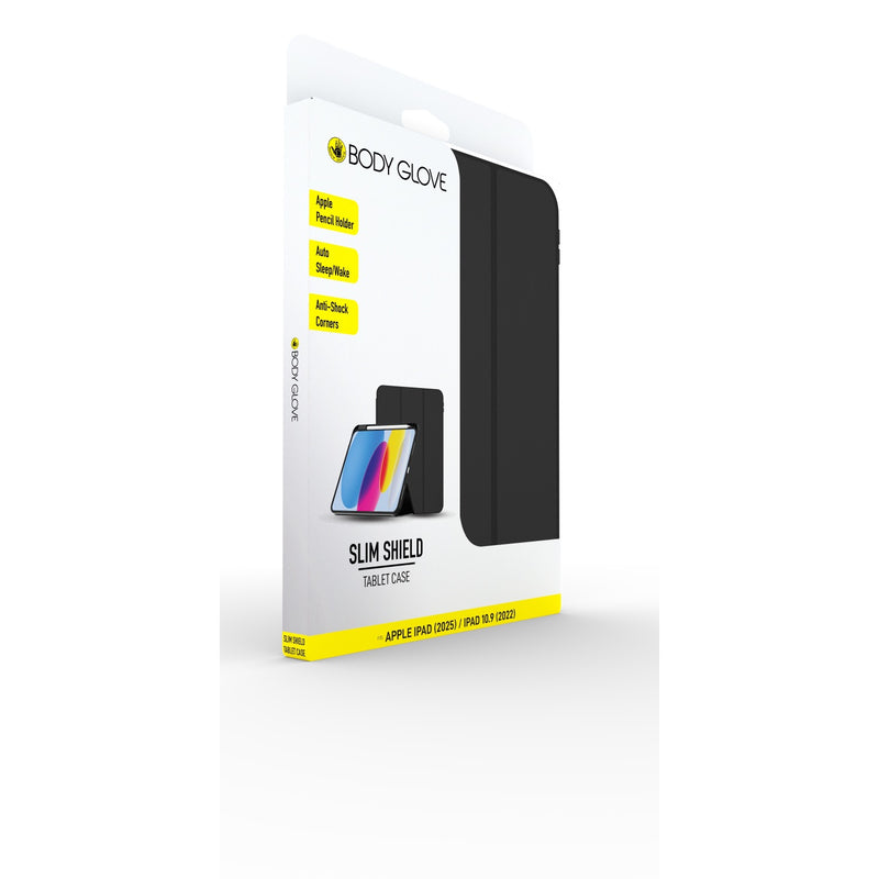 Body Glove Slim Shield Tablet Case - Apple iPad 11 (2025) / iPad 10.9 (2022) - Black (BGSH-IPD10TH-BK)