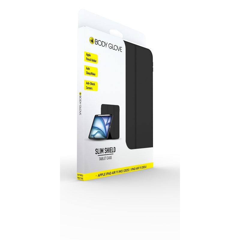 Body Glove Slim Shield Tablet Case - Apple iPad Air 11 (2025) / iPad Air 11 (2024) - Black (BGSH-IPDA11-BK)