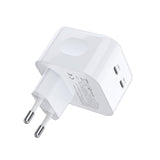 Choetech 2 Port Type C PD Wall Charger - 35W - White (CHO-Q5008-WH)