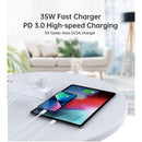 Choetech 2 Port PD Wall Charger - 35W - White (CHO-Q5008-WH)