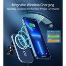 Choetech Magnetic Wireless Car Charger T200-F 15W - Black (CHO-T200-F-BK)