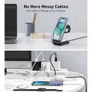 Choetech Fast Wireless 3 In 1 Magnetic Charging Stand T611-F 15W - Black (CHO-T611-F-BK)