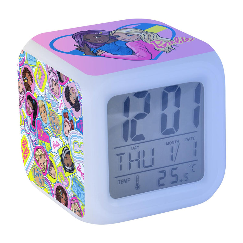 Barbie Digital Clock - Pink (DC01-B-WHT)
