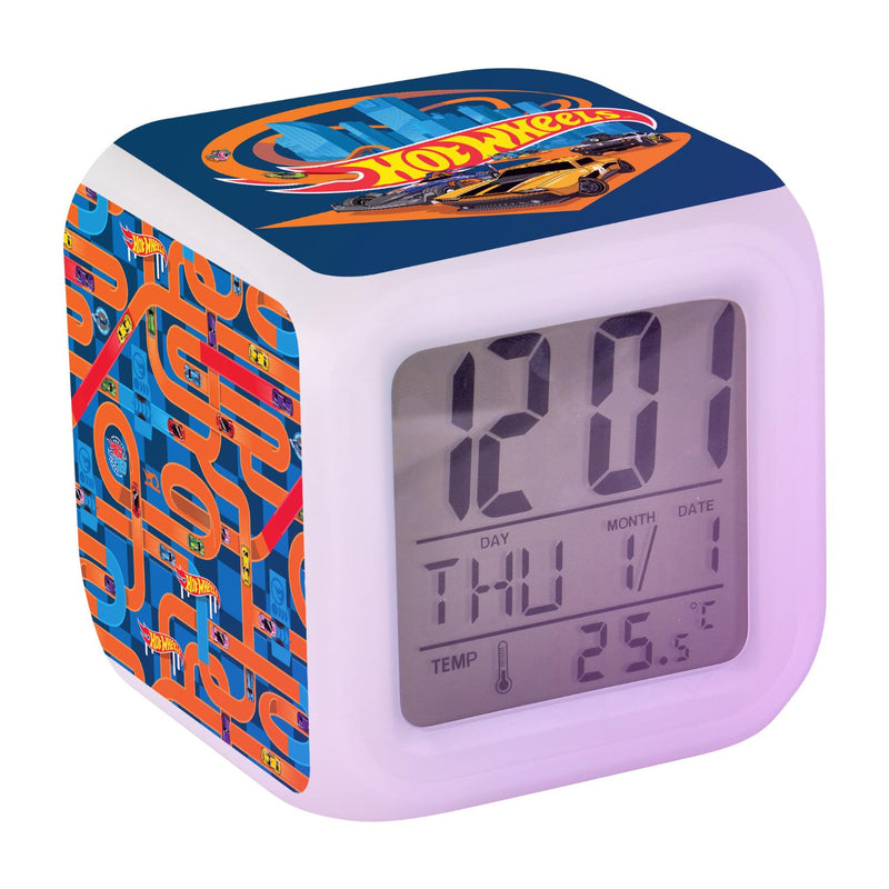 Hot Wheels Digital Clock - Blue (DC01-H-WHT)