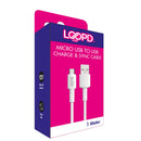 LOOP'D LITE USB To Micro USB Cable - 1 Meter (DIS-MICROCBLE-H)