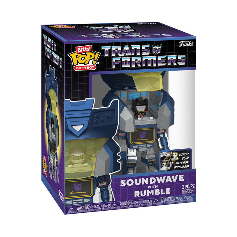 Funko Bitty Pop! Bitty Bot: Transformers - Soundwave with Rumble (FN-BIT-00083643)