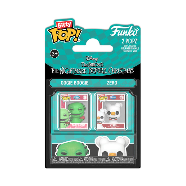 Funko Bitty Pop!: The Nightmare Before Christmas - Oogie Boogie & Zero 2 Pack (FN-BIT-00088923)