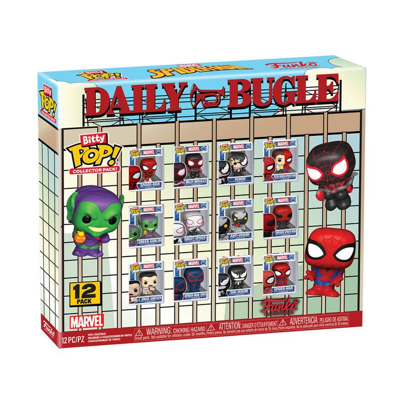 Funko Bitty Pop! Collector Pack: Marvel Spiderman - Daily Bugle 12 Pack (FN-BIT-00088985)