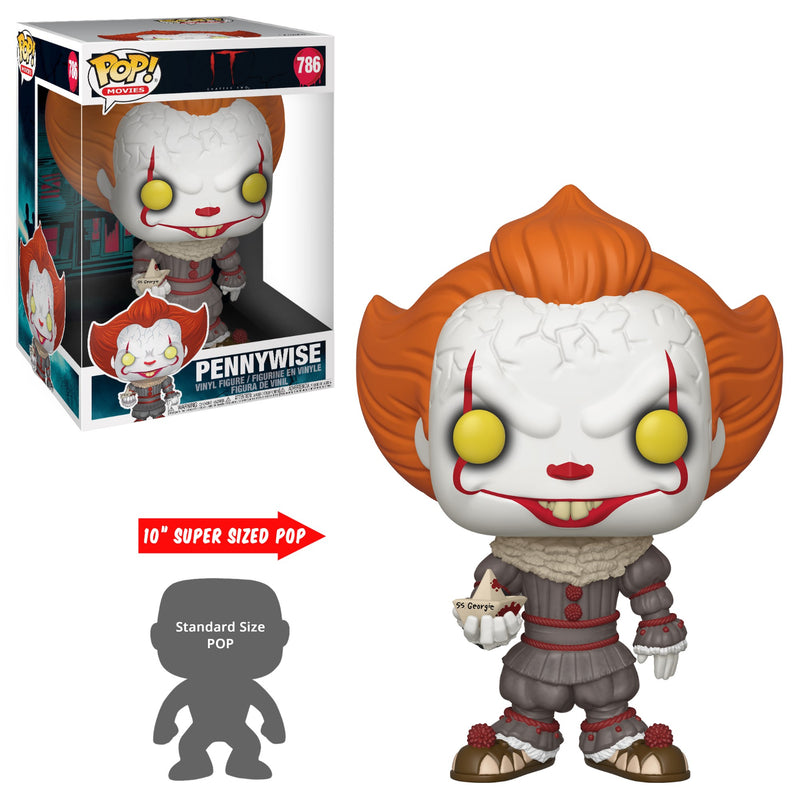 Funko Pop! Movies Jumbo: IT - Pennywise With Boat (FN-POP-00040593)