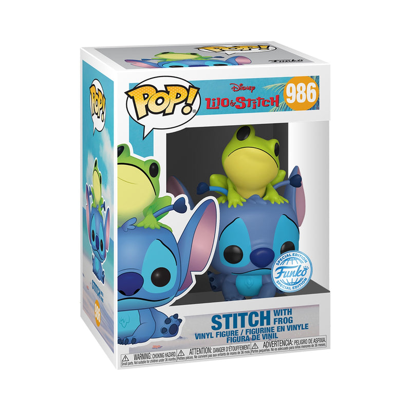 Funko Pop! Disney: Lilo & Stitch - Stitch With Frog (FN-POP-00051795)