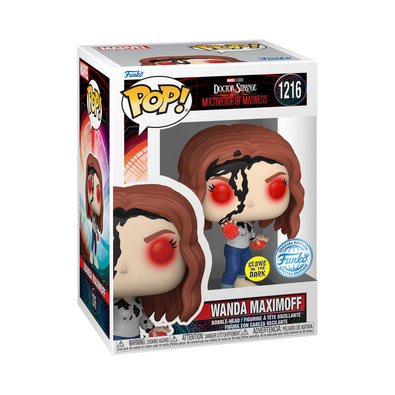 Funko Pop!: Doctor Strange in the Multiverse of Madness - Wanda Maximoff (Glows In The Dark)-(Special Edition)