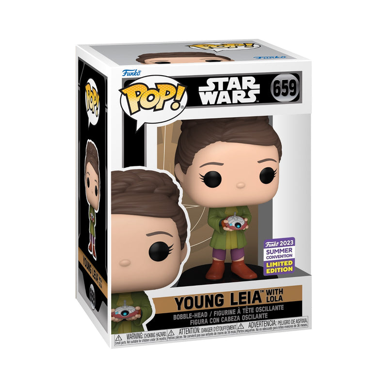 Funko Pop!: Star Wars - Young Leia (Funko 2023 Summer Convention Limited Edition) (Comic Con Limited Edition) (FN-POP-00071741)