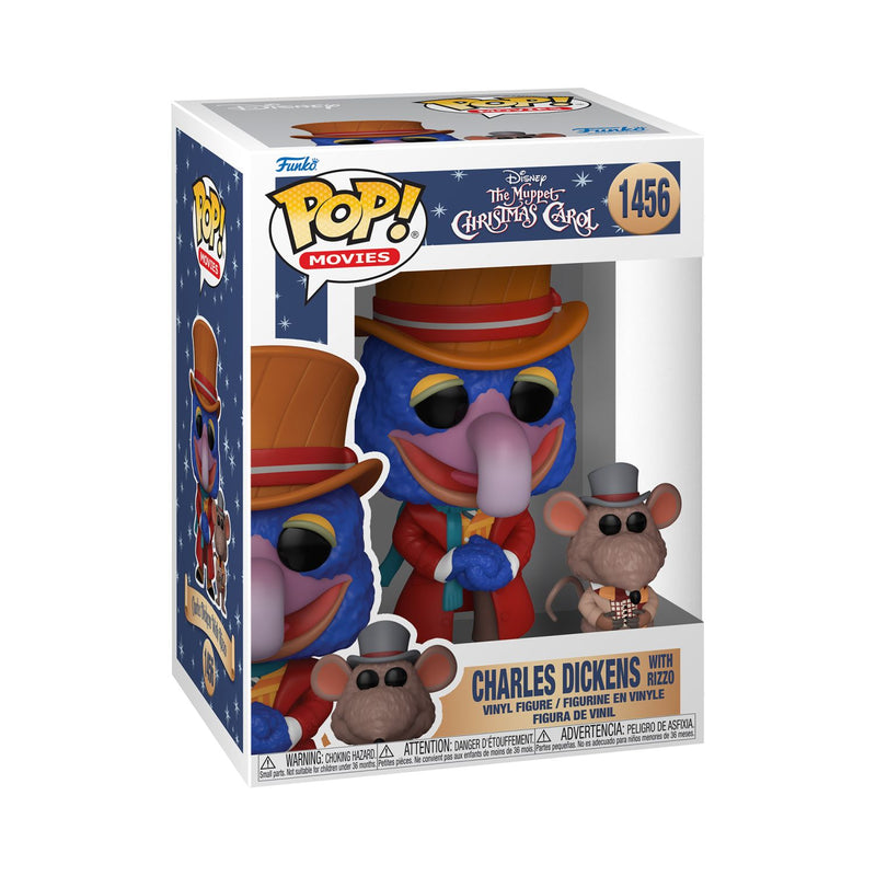 Funko Pop! Movies: Disney The Muppet Christmas Carol - Charles Dickens With Rizzo